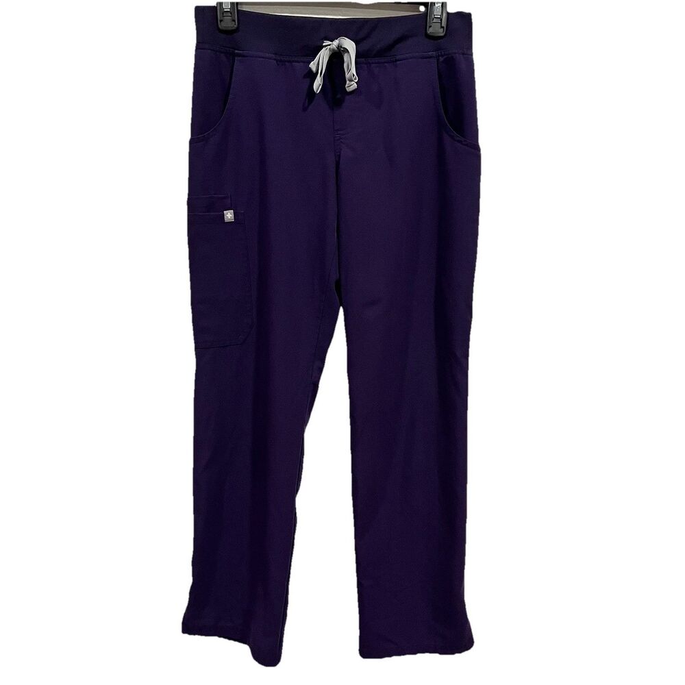 Figs Kade Cargo Scrub Pants Women's Size XS Purple T21004 Technical Collection